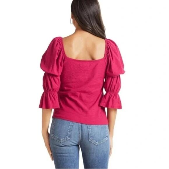 Nation Ltd | Hillary Romance Tee Heartbreaker Pink Size Small NWT NEW - Picture 3 of 10